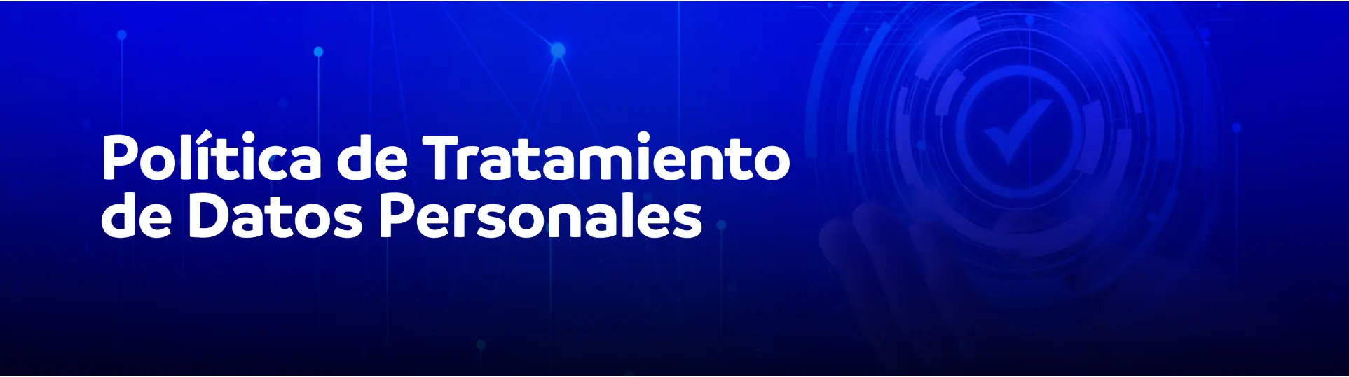 Política de Tratamiento de Datos Personales