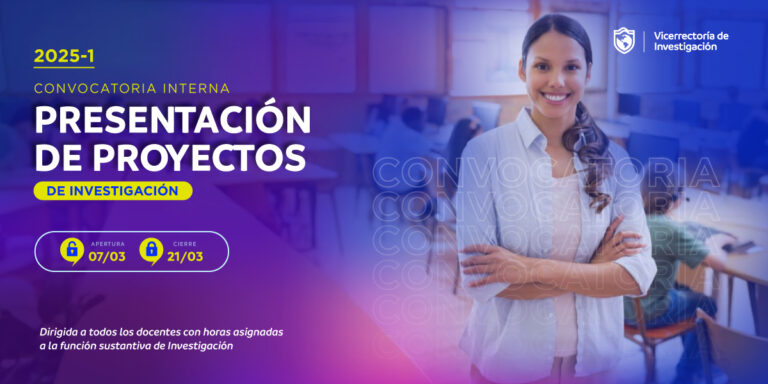 Convocatoria Interna Presentación de Proyectos de Investigacion